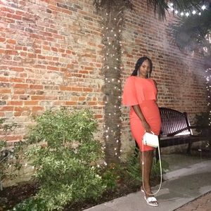 Pretty Little Thing Coral Dress